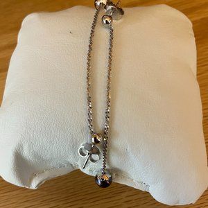 Drop Grey Ball Earrings